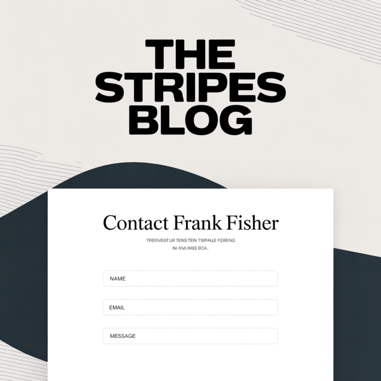 thestripesblog contact frank fishe
