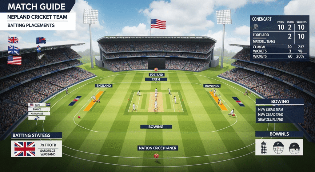 England Cricket Team vs New Zealand National Cricket Team Match