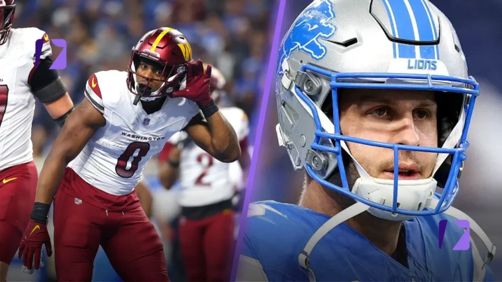 detroit lions vs washington commanders match player stats
