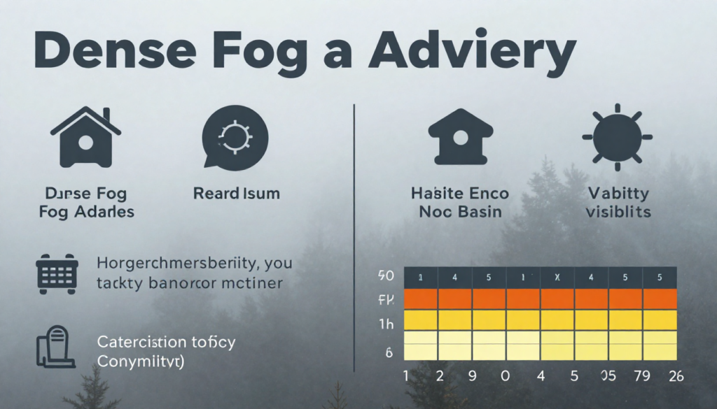 Understanding the Dense Fog Advisory: What It Means and Why It Matters Dense Fog Advisory