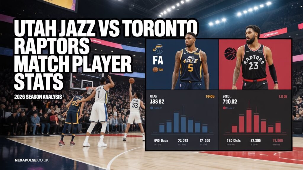 utah jazz vs toronto raptors match player stats