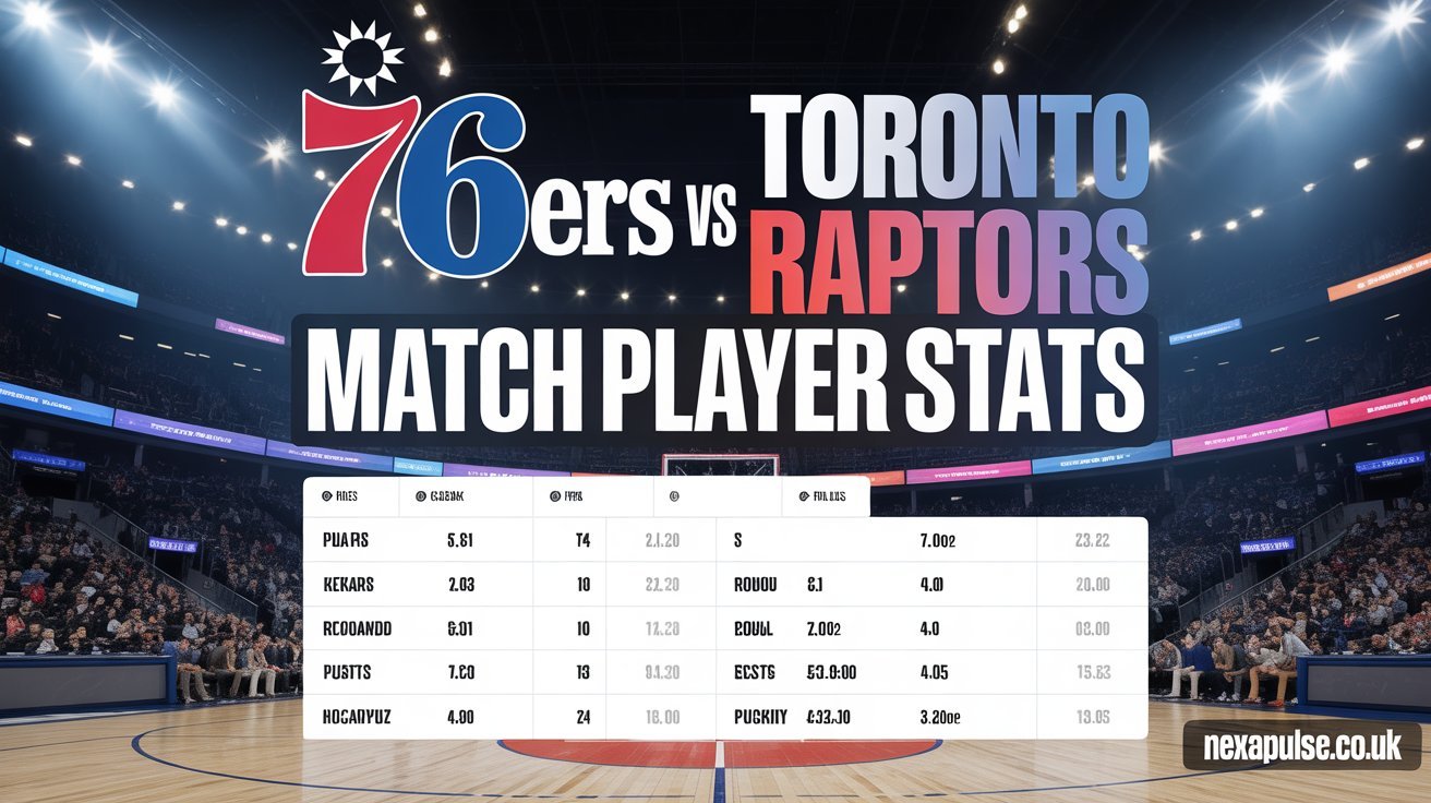 76ers vs toronto raptors match player stats