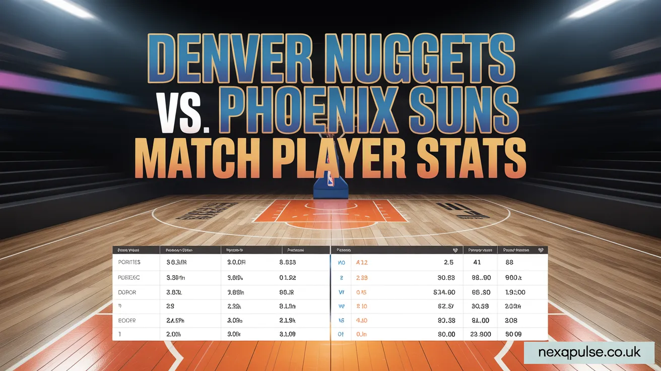 denver nuggets vs phoenix suns match player stats